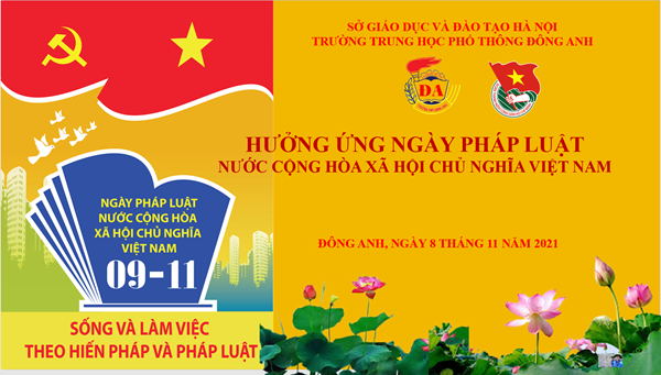 THPT Đông Anh hưởng ứng ngày Pháp Luật nước cộng hòa xã hội chủ nghĩa Việt Nam