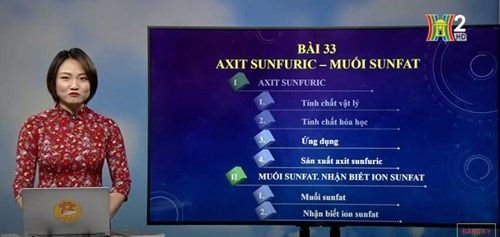 Axit sunfuric, muối sunfat (tiết 2)