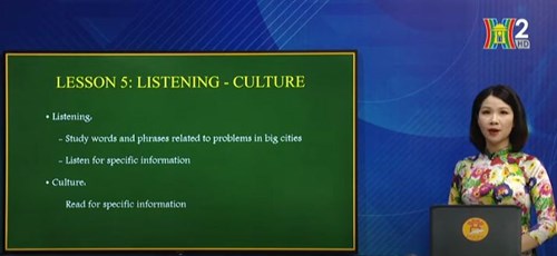 Unit 9: Cities of the future - Lesson 5: Listening + Culture