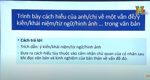 Tiếng Việt: Luyện làm bài tập đọc hiểu trong đề thi THPT QG (Tiết 2)
