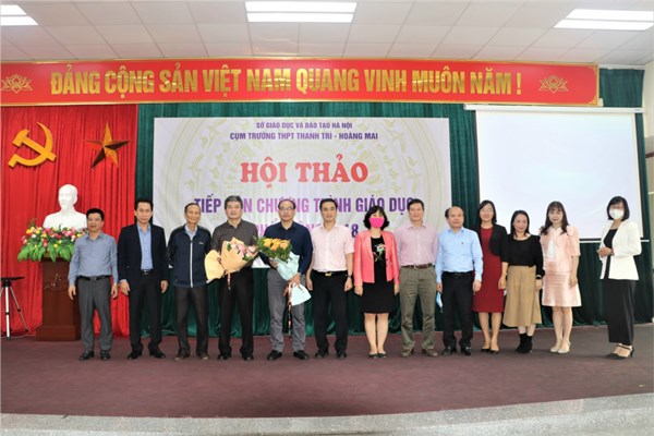 Cụm Thanh Trì - Hoàng Mai tổ chức Hội thảo chuyên đề “Tiếp cận chương trình Giáo dục phổ thông 2018”