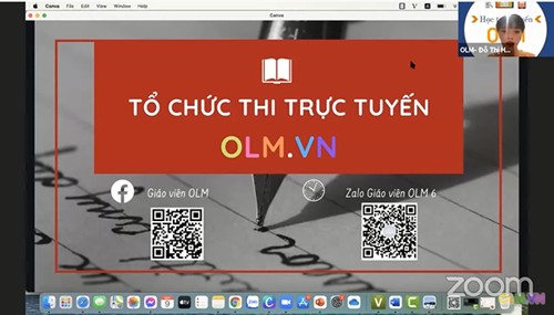 Video buổi tập huấn dạy học trực tuyến: Giao bài trên OLM.vn