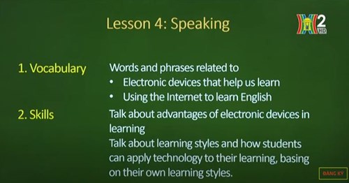 Unit 8: New ways to learn - Speaking