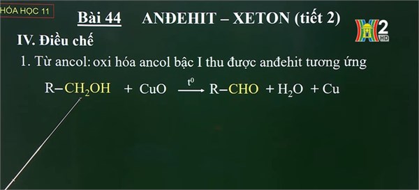 Luyện tập: Andehit - Xeton (Tiết 2)