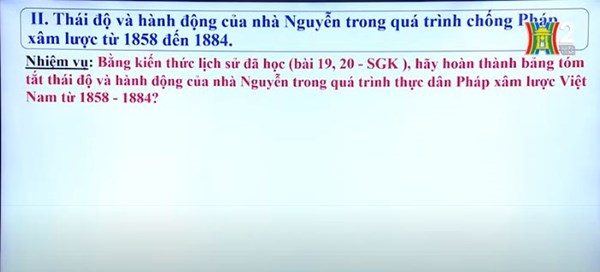 Ôn tập chủ đề: Triều đình nhà Nguyễn với cuộc kháng chiến chống thực dân Pháp (1858 - 1884)