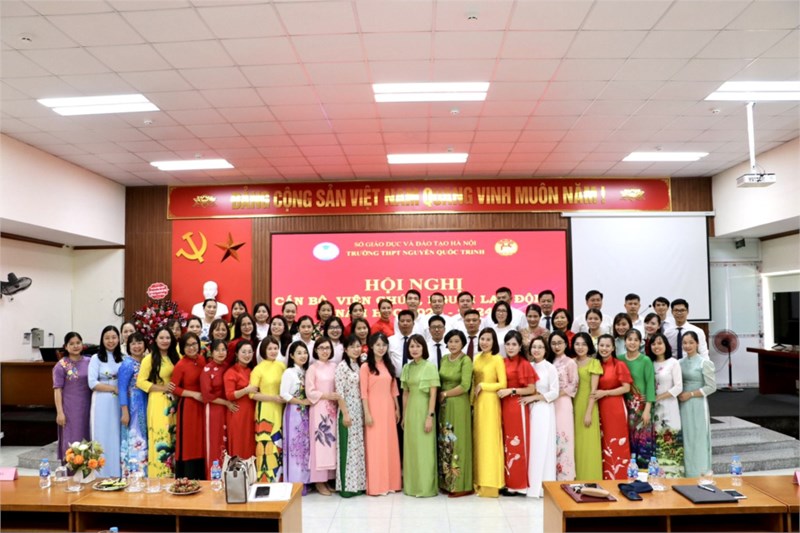 Hội nghị cán bộ, viên chức, người lao động trường THPT Nguyễn Quốc Trinh năm học 2023-2024