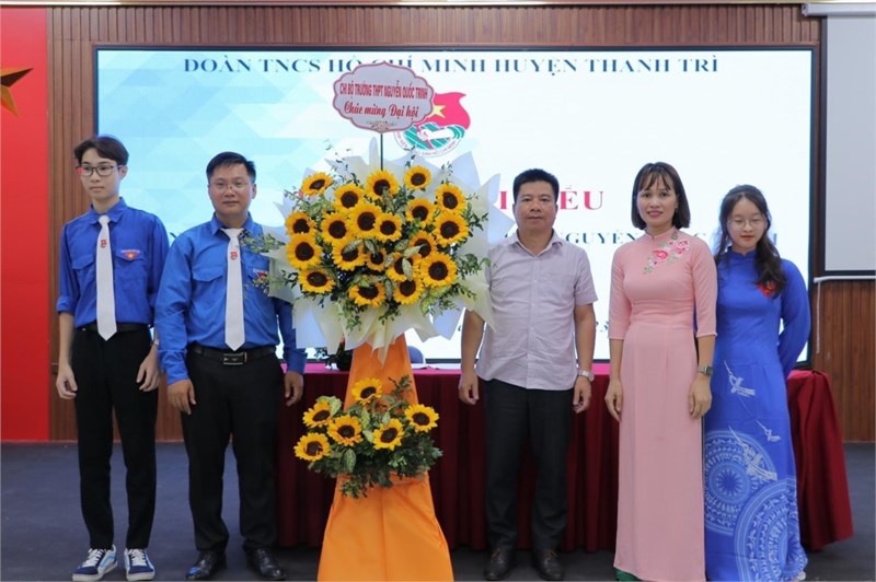 Đại hội đại biểu Đoàn TNCS Hồ Chí Minh Trường THPT Nguyễn Quốc Trinh nhiệm kỳ 2023 - 2024
